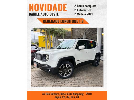 JEEP RENEGADE 1.8 16V FLEX LONGITUDE 4P AUTOMÁTICO